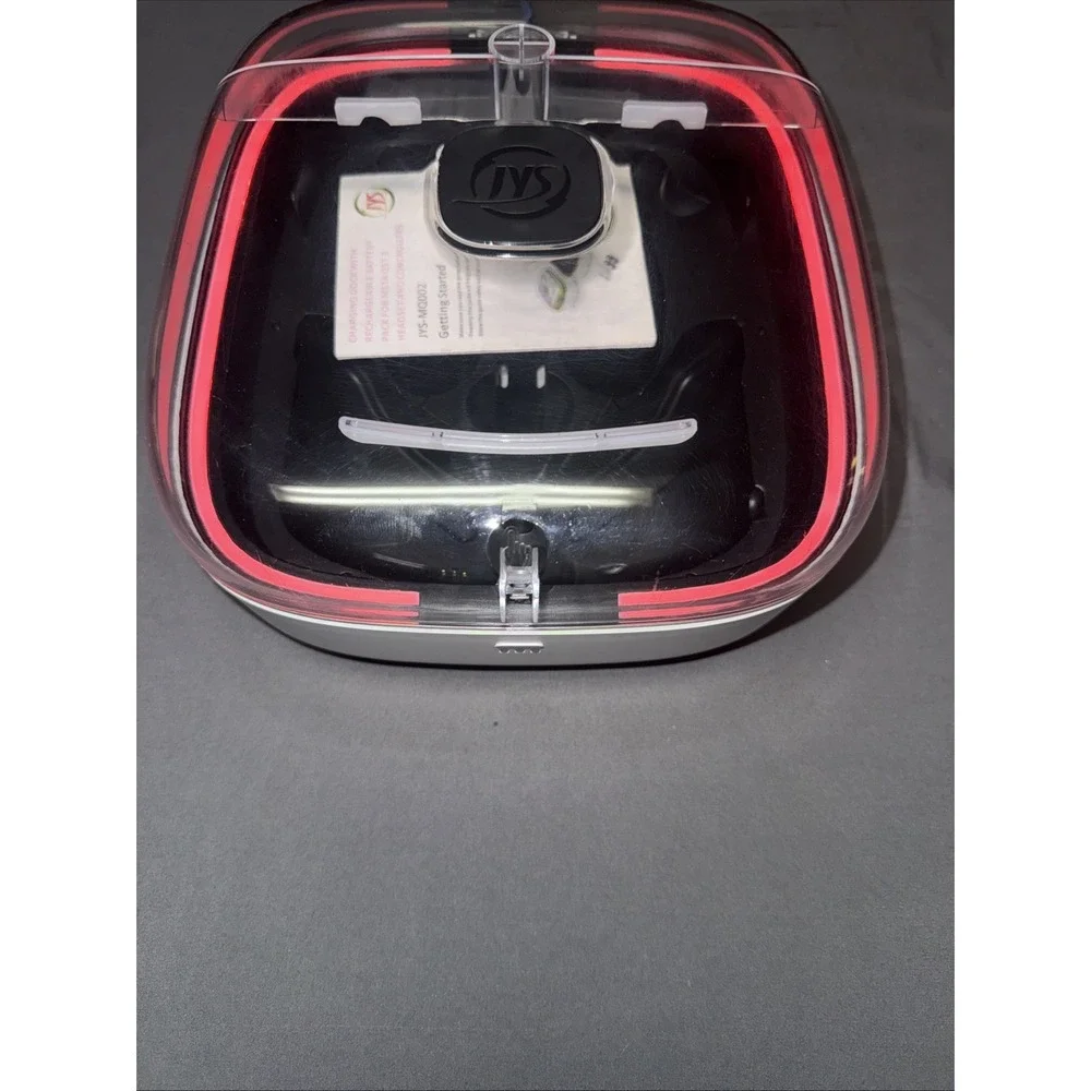 VR Charge and Storage Box JYS-MQ002 For Meta Quest 3, White, New W/o Box